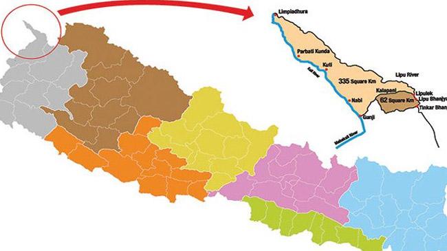 new map of nepal