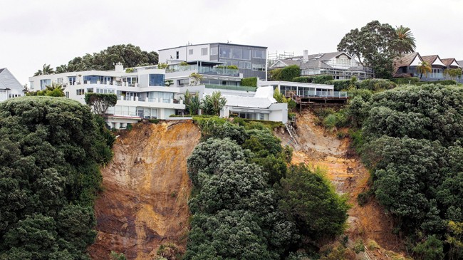 new zeland land slide