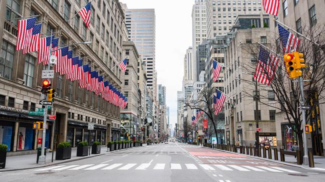 newyork city empty road