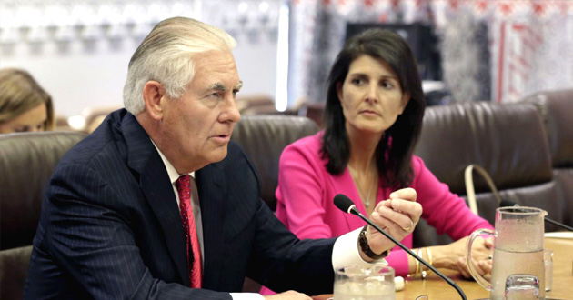 nikki haley and rex tillerson