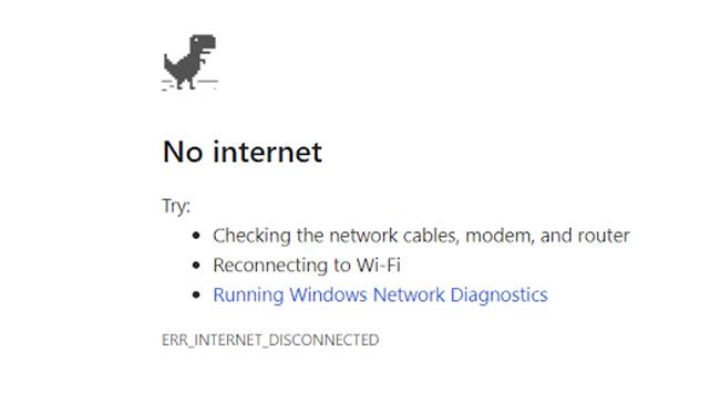 no internet