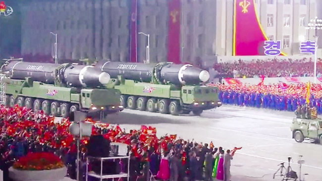 north korea ballistic missile inner