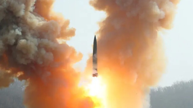 north korea fires ballistic missile