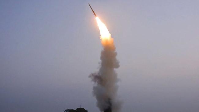 north korea tests anti air missile