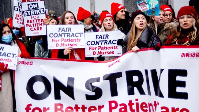 nurse strike newyork