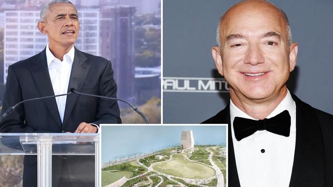obama and jeff bezos