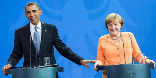 obama and merkel