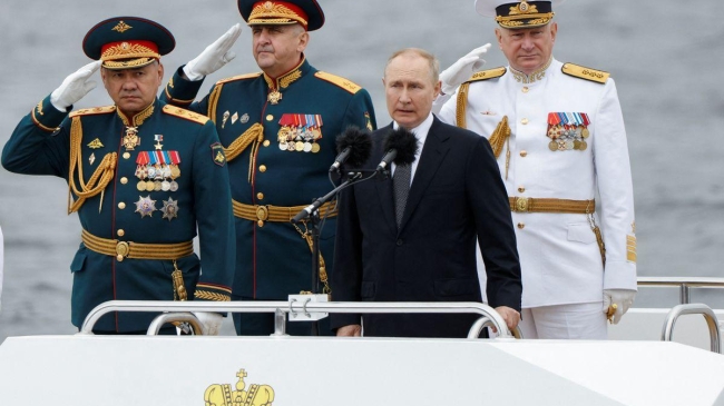 on navy day putin says united states is main threat to russia