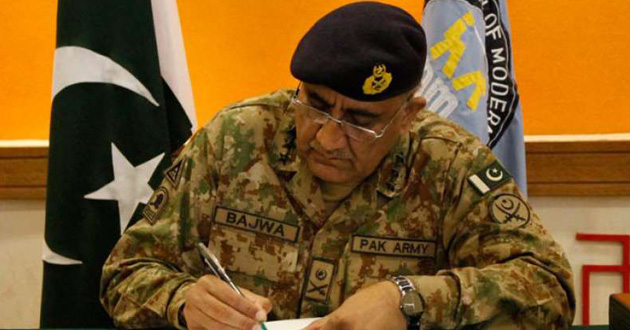 pak army chief qamar javed bajwa