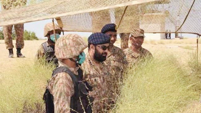 pak army drill in thar inner