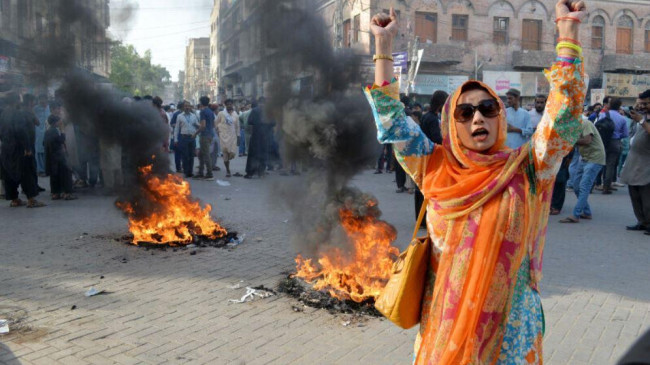 pakistan protest