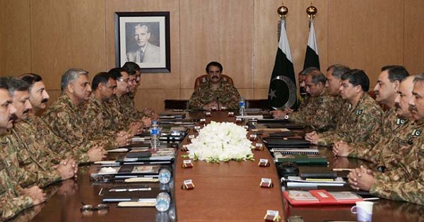 pakistan army metting