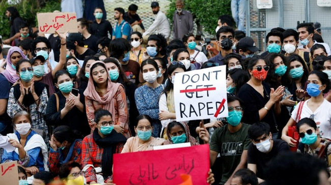 pakistan protest against rape