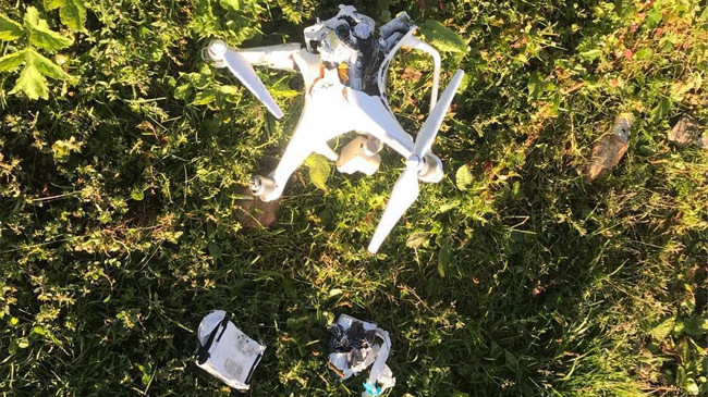 pakistan shot down indian drone