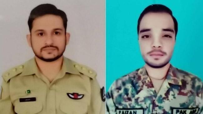 pakistan two pilot crashed