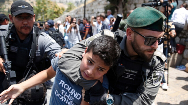 palastini boy arrested by israeli army