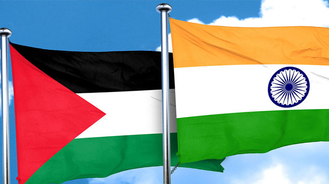 palestaine india flag