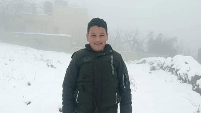 palestanian child alami israel soldier