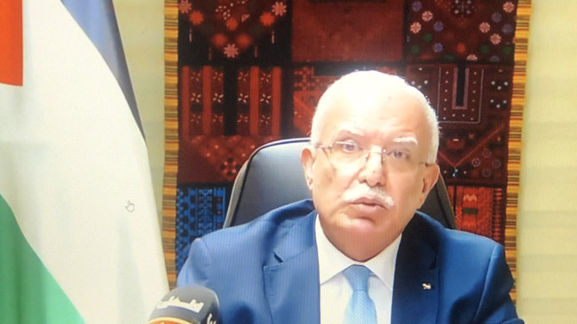 palestanian foreign minister un