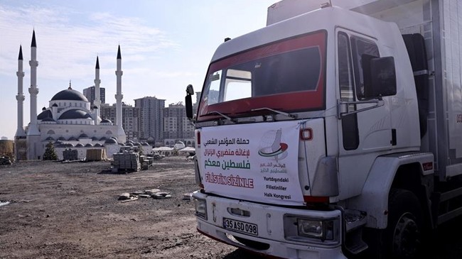 palestine donates 20000 sleeping bag