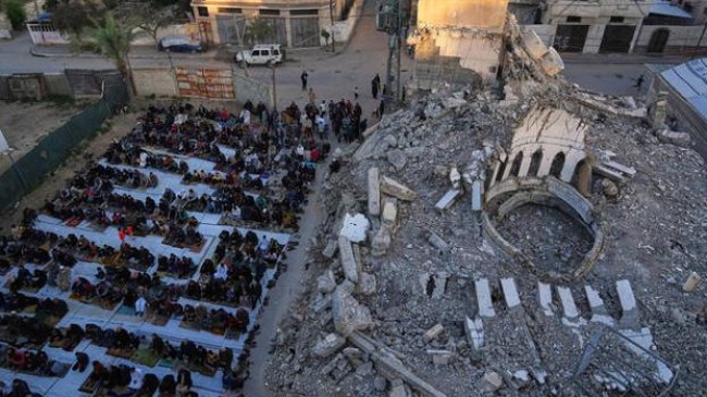 palestinians in the gaza strip had little to celebrate on sunday