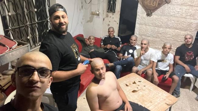 palestinians shave heads