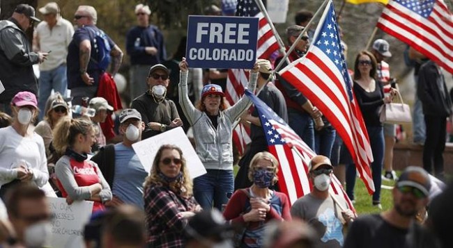 people protesting in usa