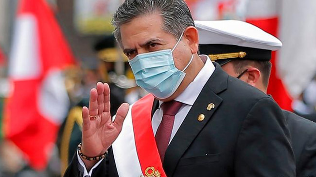 peruvian president manuel merino