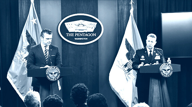 pete hegseth and gen dan caine