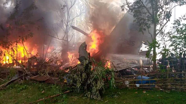 plane crashed philippine