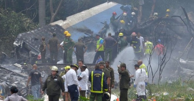 plane crush havana