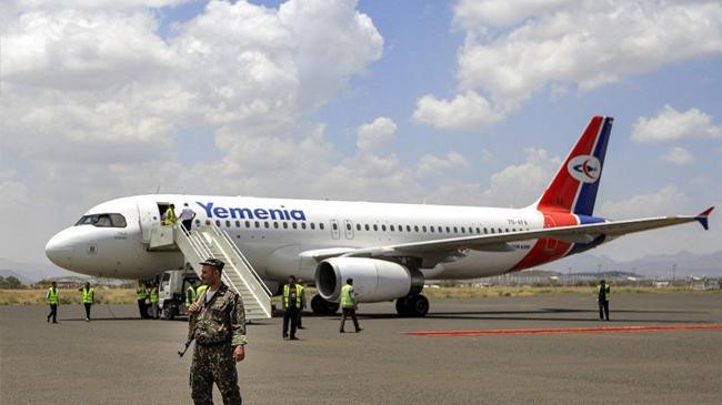 plane leaves yemen capital for saudi first since 2016