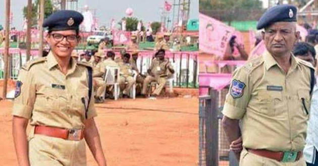 police officer father and daughter