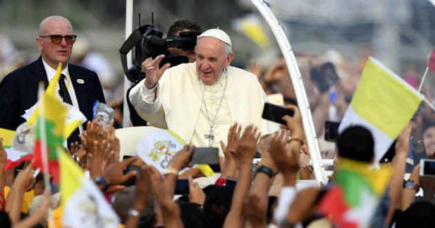 pope francis in myanmar