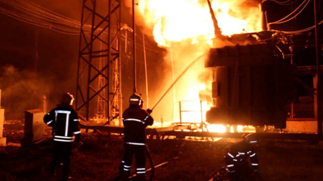power station fire