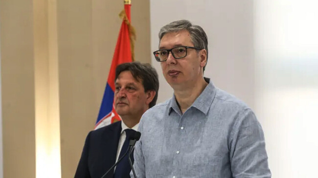 president of serbia aleksandar vucic