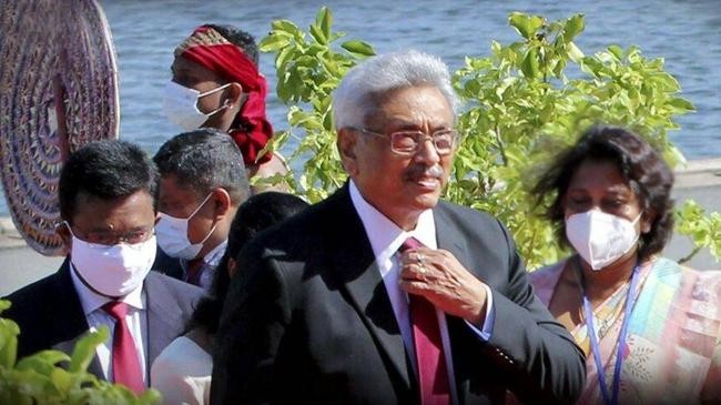 president rajapaksa leaves maldives for singapore