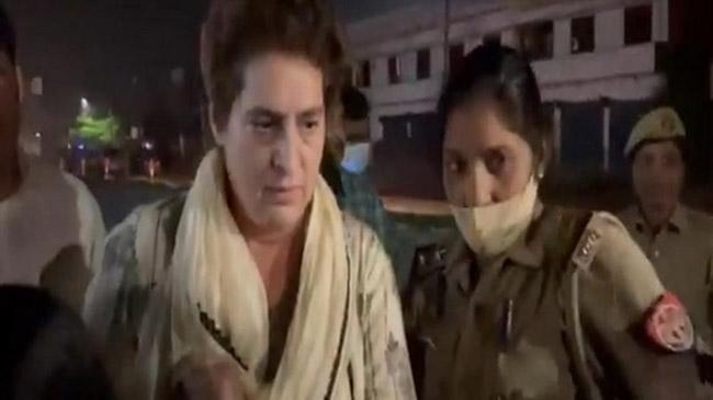 priyanka gandhi arrested
