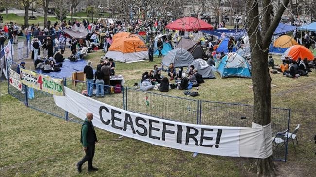 pro palestine protests mcgill university