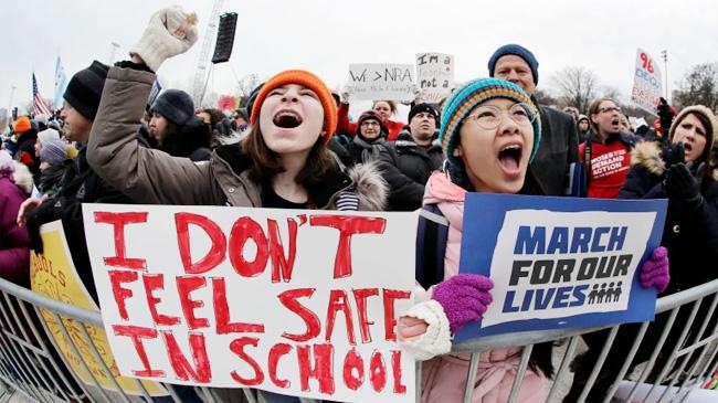 protest against gun violance