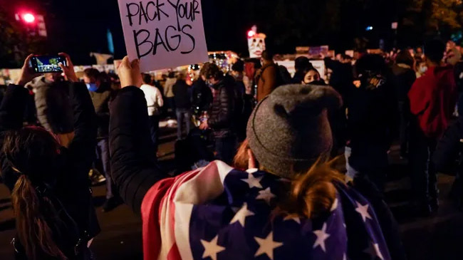 protest cities usa election