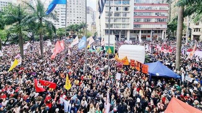 protest in brazil democracy