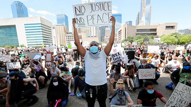 protest in us curfew