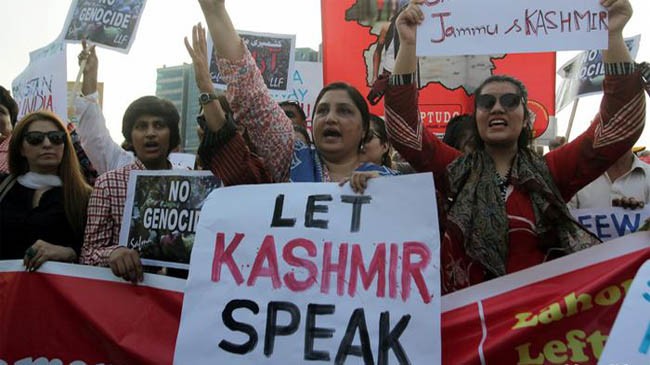 protest kashmir for freedom