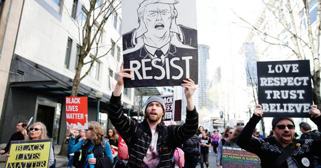 protests against trump