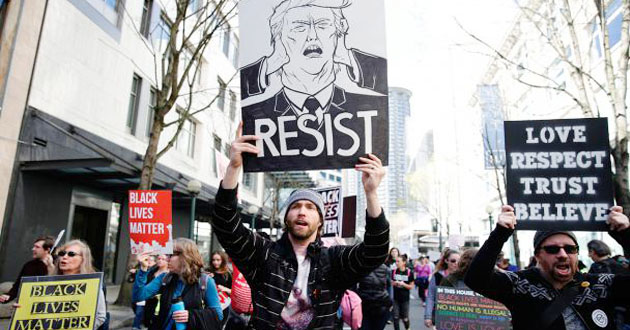 protests against trump