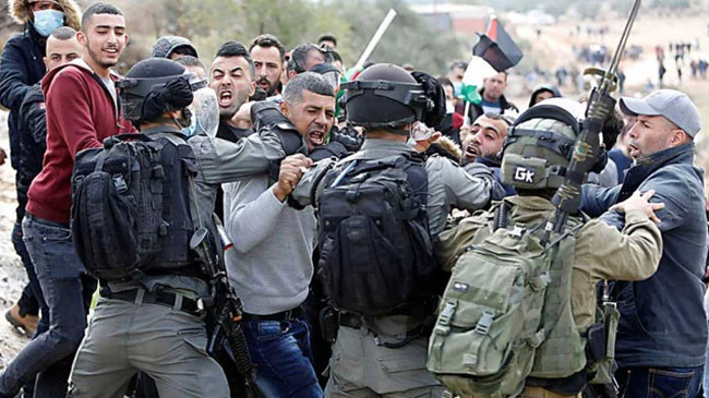 protests in palestine