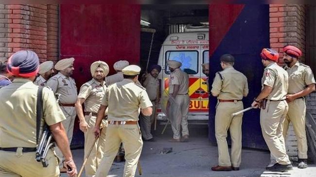 punjab policeman was taken to hospital