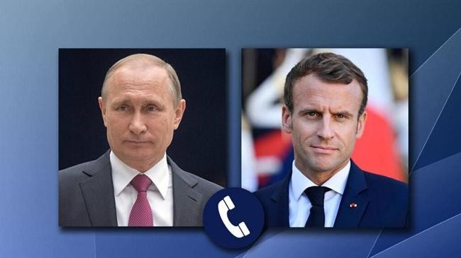 putin and macron phone
