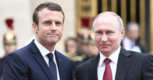 putin and macron
